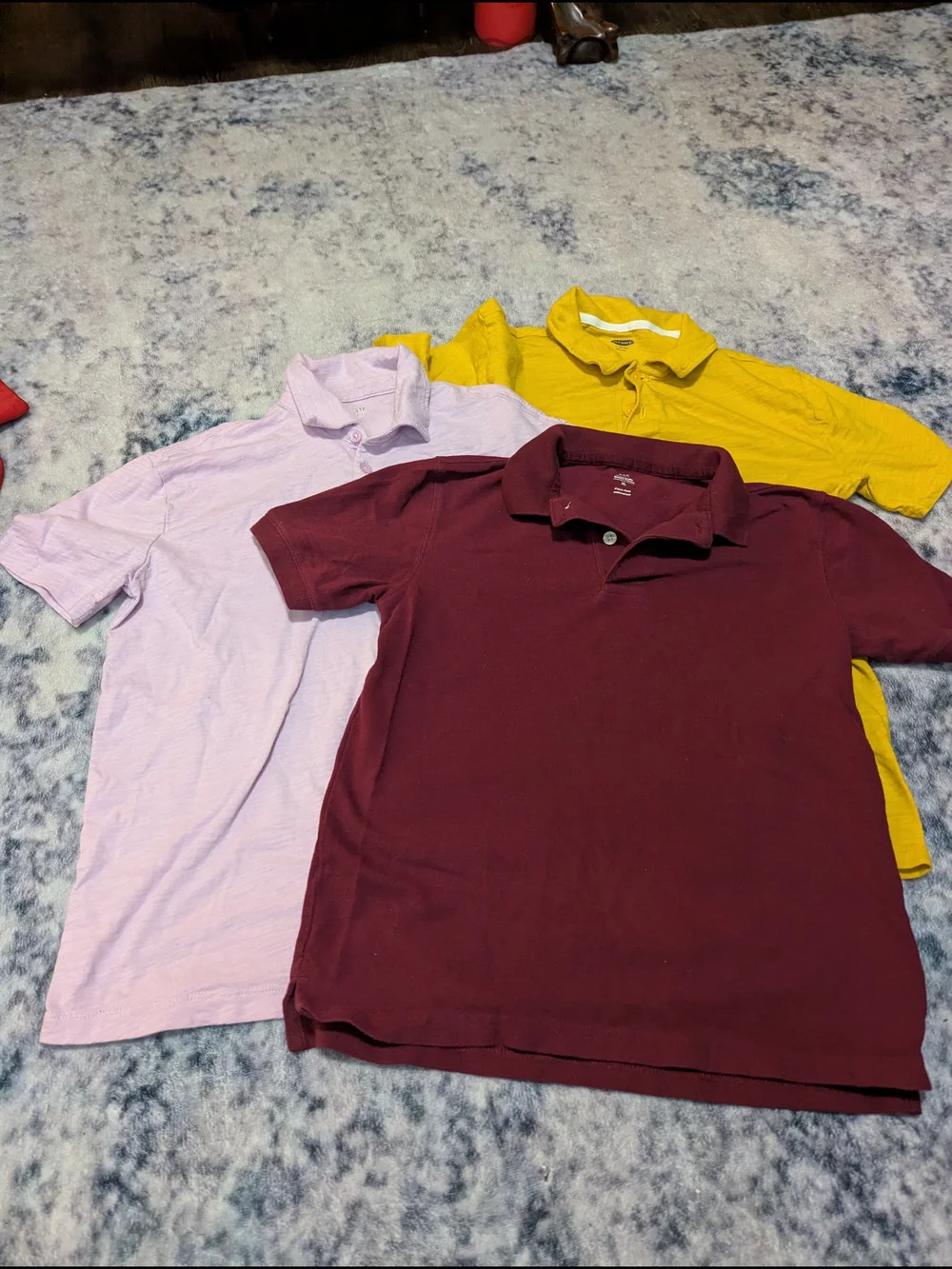 GAP Boys Polo Set in Maroon, Yellow & Light Pink